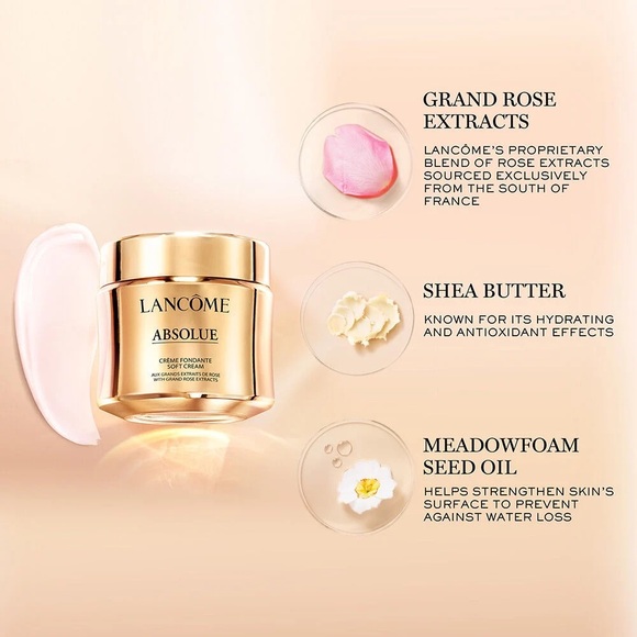 Lancôme Absolue Soft Cream • Revitalizing & Brightening Face Cream • Lancôme - Picture 3 of 4